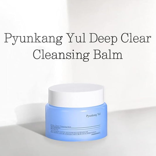 Pyunkang Yul PKY Deep Clear Cleansing Balm, All in One Facial Cleanser for Heavy Makeup Removal, Moisturized Finish with Plant Based Oil, Korean Skincare (3.38 Fl.Oz, 100ml)