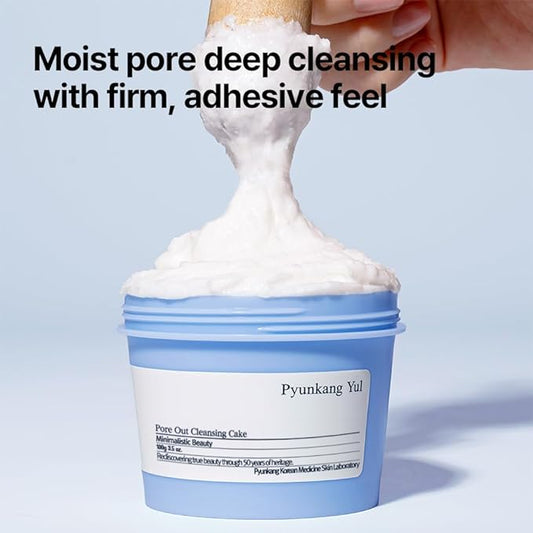Pyunkang Yul PKY Pore Out Faicial Cleanser, Sticky Clay absorbs impurities & Makeup, Deep Pore Cleansing with Moisture (3.38 Fl. Oz, 100g)