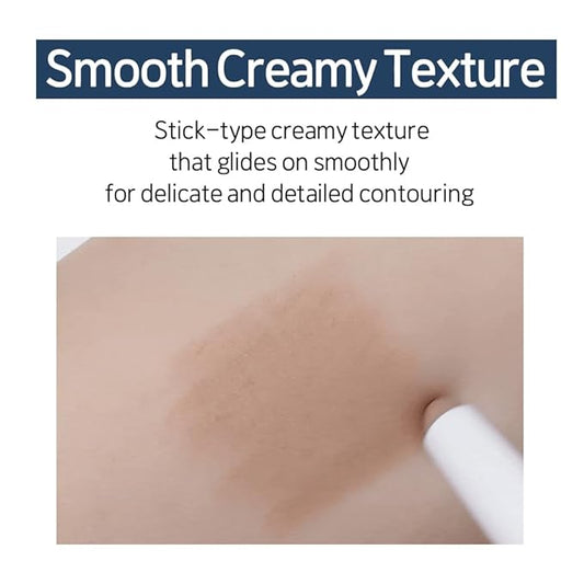 ETUDE Reborn Maker Contour Stick Bronzer - Cool Toned | Naturally Sculpting & Define | Creamy Formula for Seamless Blending | Multi-purpose Contour Stick for face | Korean Makeup, Kbeauty