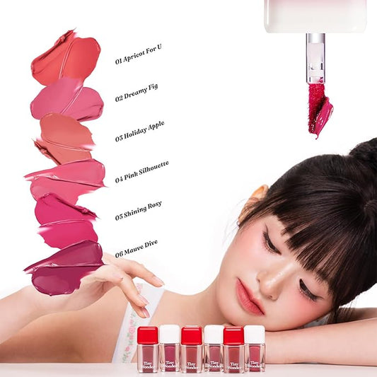 Hyper Dewy Lip Tint - Ultra-Glossy Hypoallergenic Cruelty-Free Lightweight Travel Friendly Korean Lipstick with Antioxidant Protection & Plumping Effect - #04 Pink Silhouette