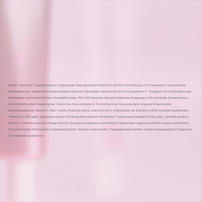 Retinal Collagen Eye Cream 1.01 fl.oz / 30 ml | Hydrating, Firming & Soothing Korean Eye-Care