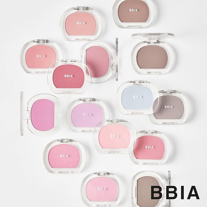 BBIA Last Blush NEW 15 Colors - Cheek Blush Shaping Shading Contour & Highlight Long-Lasting Matte Finish Natural Shades Buildable & Blendable Daily Korean Face Makeup (07 LISIANTHUS, Pack of 1)