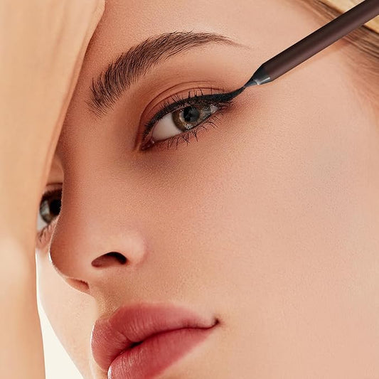 Persona Eyeliner Pencil Waterproof,24 Hr Waterproof Eyeliner Duo Sharpenable Eye Pencil,Long Wearing and Water Resistant,Smooth and Easy to Color (Black)