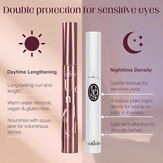 lash mascara and serum set Safe for Sensitive Eyes