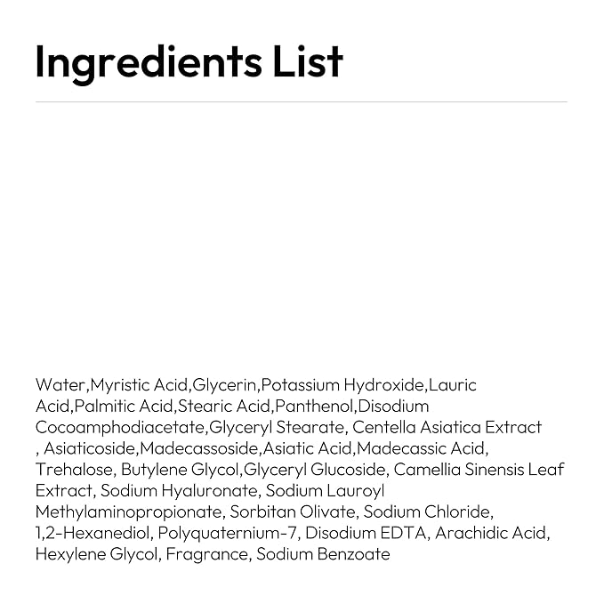 LAYERLAB Korean Face Wash with 2% Panthenol | Hydrating Foam Cleanser for Deep Pore Cleansing & Sebum Control | Helps Support Moisture Barrier, For Oily 150ml 5.07 fl oz (Blue)