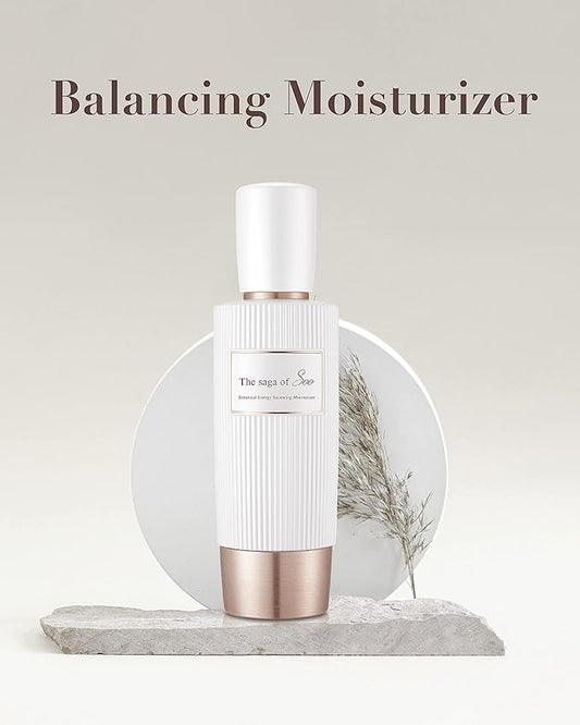Sooryehan THE SAGA OF SOO Botanical Energy Balancing Moisturizer (120 ml / 4 Fl Oz) - Hypoallergenic Korean Skincare Lotion by LG BEAUTY. Sensitive Skin.