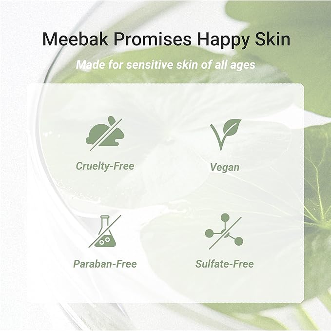 Meebak Korean Vitamin C Serum | Radiance Face Serum | Soothing Formula with Centella Asiatica, Panthenol & Adenosine for Glowing Skin | Lightweight Daily Formula