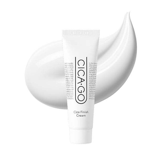 Cica Finish Cream, Lightweight & Soothing & Hydrating Korean Moisturizer with Centella Asiatica for Sensitive Skin, Barrier Repair Cream, Korean Skincare Moisturizer (1.69 fl.oz, 50ml)