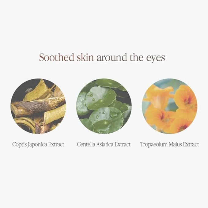 Pyunkang Yul PKY Black Tea Time Reverse Eye Cream, Hyaluronic Acids, Ceramide Rich Nourishment, Moisture Barrier and Peptides Increasing Skin Elasticity, Fermented Black Tea 0.85 fl.oz.