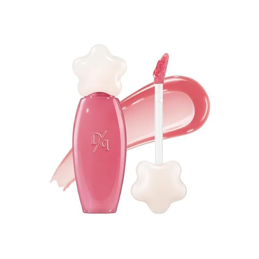 dasique Pure Water Lip Gloss #12 Chilling Petal 0.09 oz | Variety of Colors | Dewy Gloss | Buildable Gloss Tesxture | Non-Sticky | K-beauty