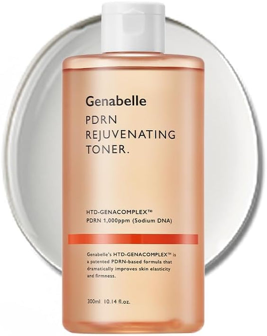 PDRN Rejuvenating Toner - Deep Hydration & Skin Barrier Support with PDRN, Panthenol, Hyaluronic Acid - Soft & Glowing Skin - 10.14 fl.oz/300ml