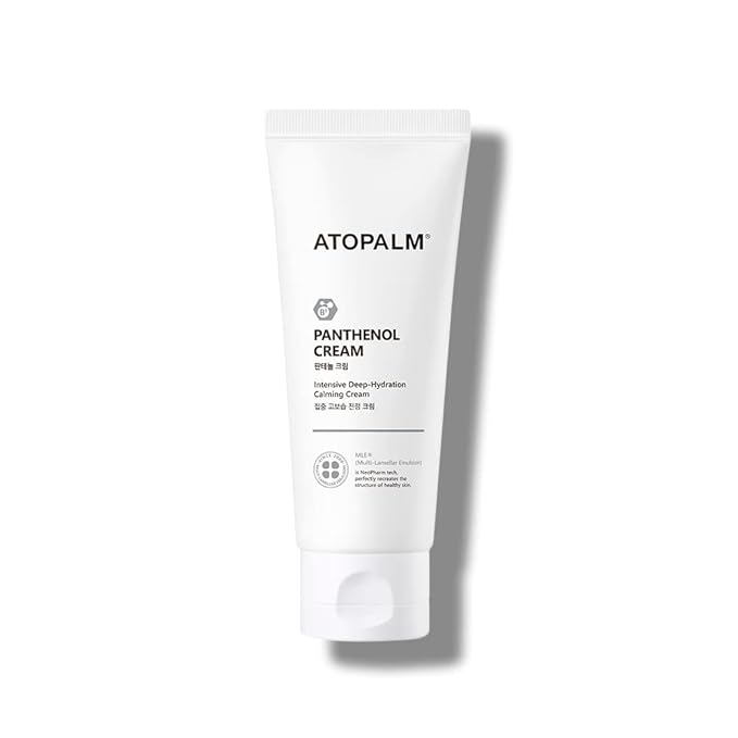 ATOPALM Panthenol Cream, Deep Hydration Face Moisturizer for Itch Relief, Sensitive Dry Skin Itch Relief Calming Cream with Panthenol, Strengthening Skin Barrier, MLE, 2.7 Fl. Oz., 80ml