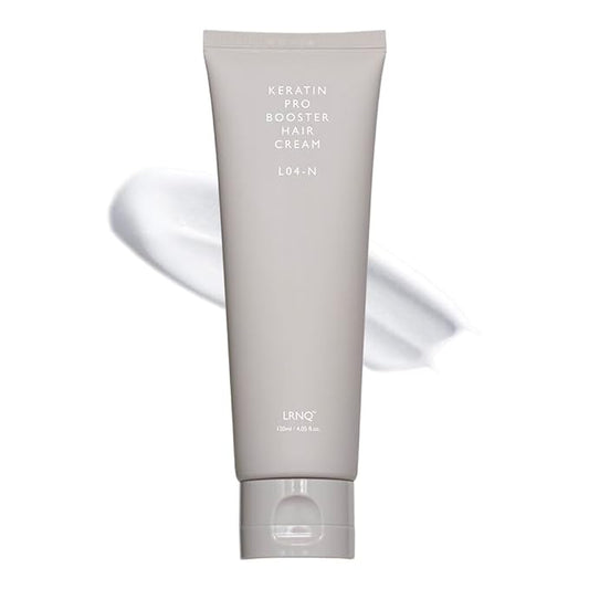 Korean Keratin Leave-in Conditioner Treatment, 4.05 Fl Oz, Keratin Pro Booster with 10,000ppm Protein, for Frizzy Dry Damaged Hair