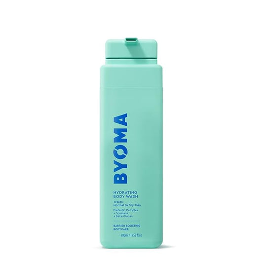 BYOMA Hydrating Body Wash - For Normal to Dry Skin - Hydrating, Creamy Body Wash with Squalane, Beta Glucan - Cleanses, Softens & Soothes - Skin Barrier Repair - 16.9 fl oz