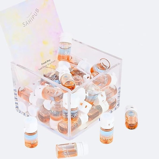 Hair Oil Perfume - 40 Pcs Hair Perfume & Oil Serum Treatment Avocado Nourishing Shining for Women Man Frizz Dry Damaged Hair, Leave-in Serum Long Lasting Scent (Tropical Sunset)