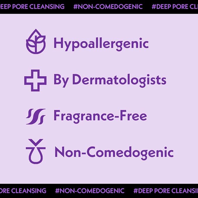 Nosca9 Deep Pore Cleansing Foam for Sensitive Skin | Korean Skincare Face Wash with 17 Amino Acids, White Clay & Patented Pore-Shrinking Ingredient | Deep Cleansing & Moisturizing (5.07 fl. oz)