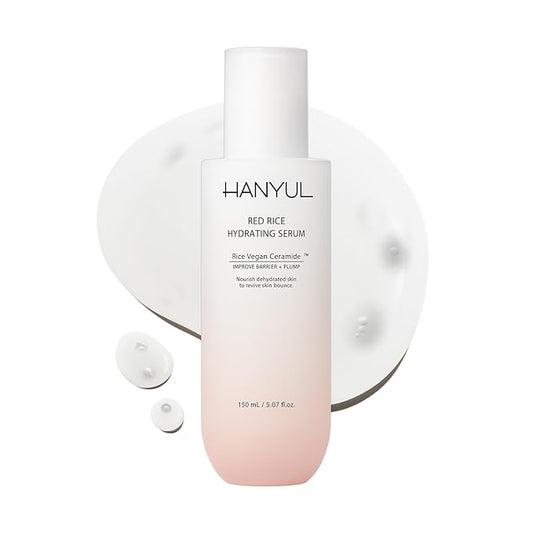 HANYUL Red Rice Hydrating Serum with Vegan Ceramide | Korean Skincare for Deep Hydration, Radiant Skin Glow, Firming & Barrier Support, Slow Aging 5.07 fl. oz.