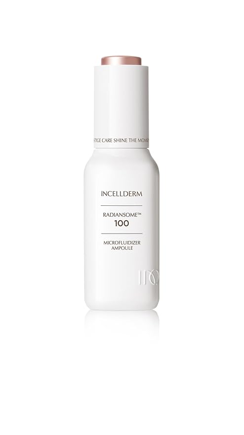 INCELLDERM Radiansome 100 Microfluidizer Ampoule, Brightening & Wrinkle improvement Ampoule, K-Beauty Skin Care - 30ml / 1.01 fl oz.
