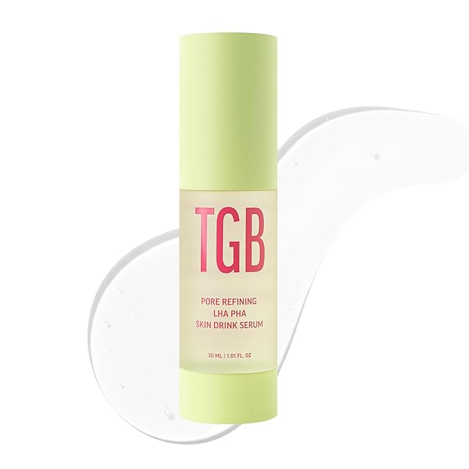 Pore Refining LHA PHA Skin Drink Serum – Korean HA Serum for Face 1.01 fl oz | Exfoliating & Hydrating Treatment for Oily Skin, Enlarged Pores & Uneven Skin Texture
