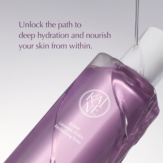 KAINE Lavender PDRN Revitalizing Toner | Hydrating, Soothing, and Supporting Skin Barrier for Dull, Dry, and Irritated Skin | Korean Skincare (300ml / 10.14 fl. oz.)