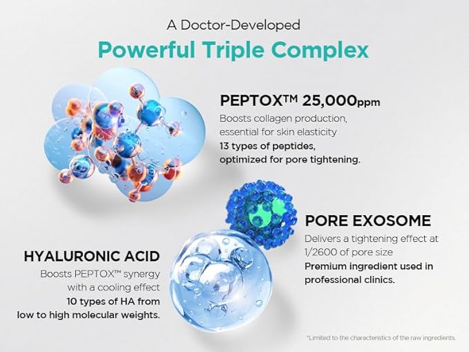 V.Peptox Jelly Tonerㅣ13 Peptides 25,000ppm + 10 Hyaluronic Acid(HA) + ExosomeㅣEssence Toner for Pore Tightening & CoolingㅣK-Skincare (5.07 fl.oz.)