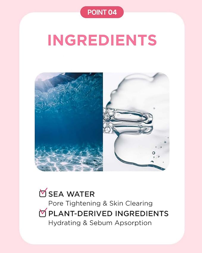 TOUCH IN SOL No Poreblem Mineral Powder – No Sebum Setting Powder for Oily Skin, Oil Control & Blurring Finishing Face Powder for a Matte Finish, Korean Makeup (0.17 oz)