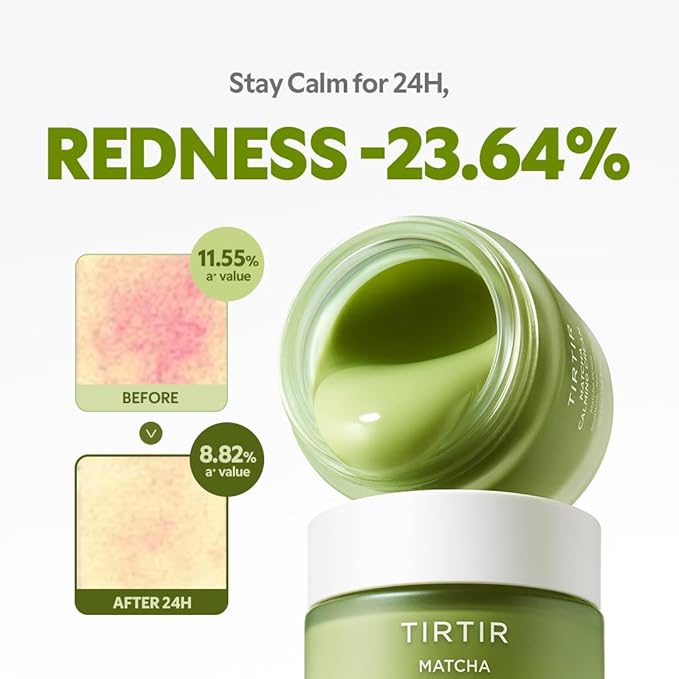 TIRTIR Matcha PDRN Duo | Korean Skincare Bundle for Redness Care and All Day Hydration for Sensitive Skin