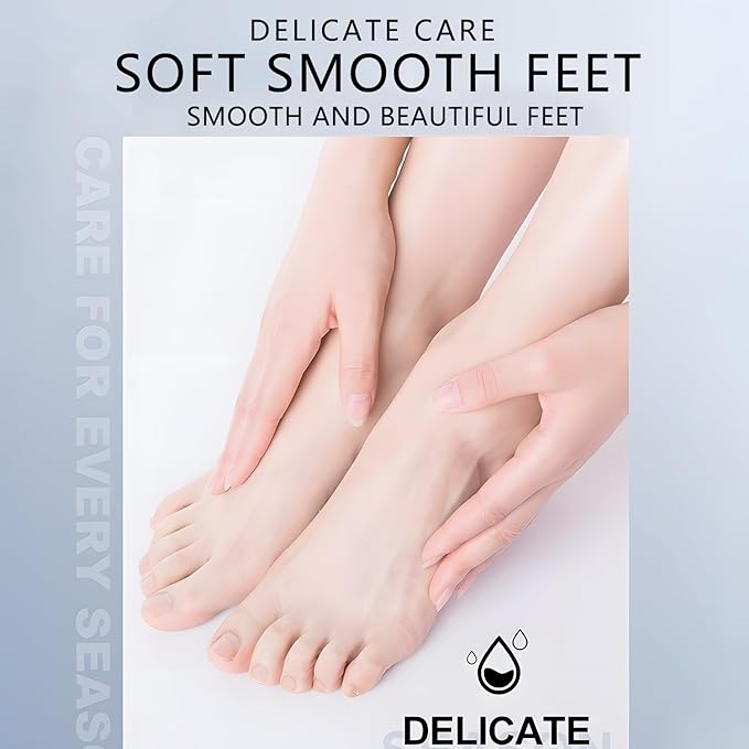 Foot Masks Moisturizing Socks - Moisturizes Tired, Dry & Cracked Feet, Exfoliating Hydrating Foot Mask - Dry Skin Solution - Moisturizing Foot Treatment- All Skin Types - 9 Pairs