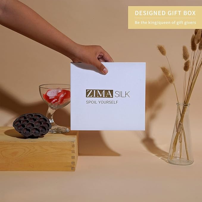 ZIMASILK 100% 22 Momme Mulberry Silk Bonnet for Sleeping Women, Breathable Silk Hair Wrap for Premium Hair Protection - Reducing Friction (1Pc, Navy)