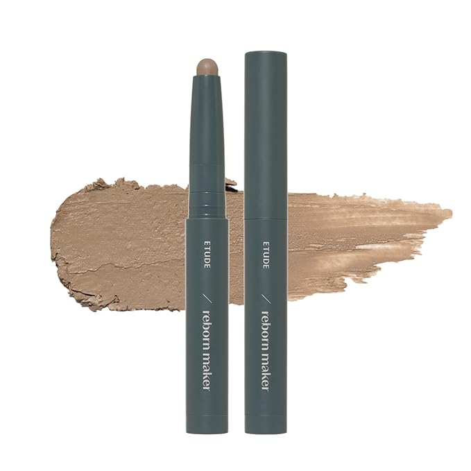 ETUDE Reborn Maker Contour Stick Bronzer - Cool Toned | Naturally Sculpting & Define | Creamy Formula for Seamless Blending | Multi-purpose Contour Stick for face | Korean Makeup, Kbeauty