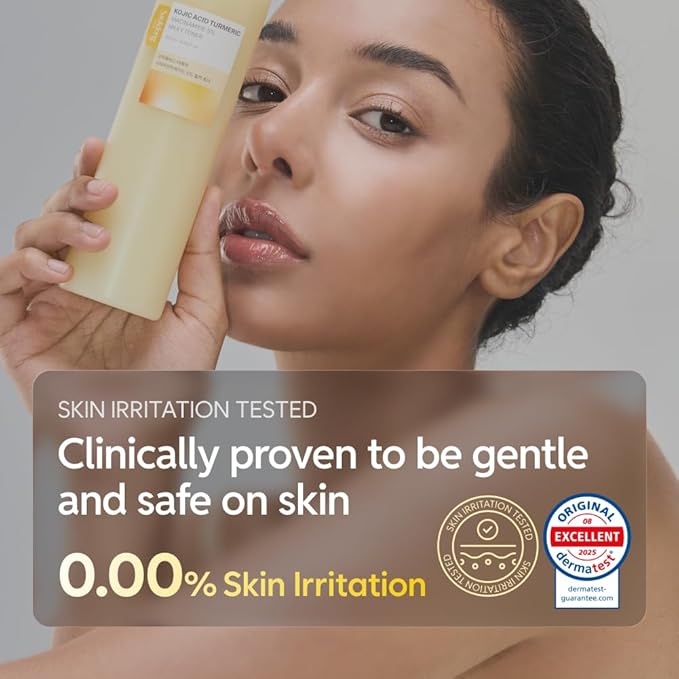 5% Niacinamide Milky Toner with Kojic Acid & Turmeric – Dark Spot Care, Skin Tone Improvement, Gentle Hydration for Face & Body, 200ml (6.76 fl oz)