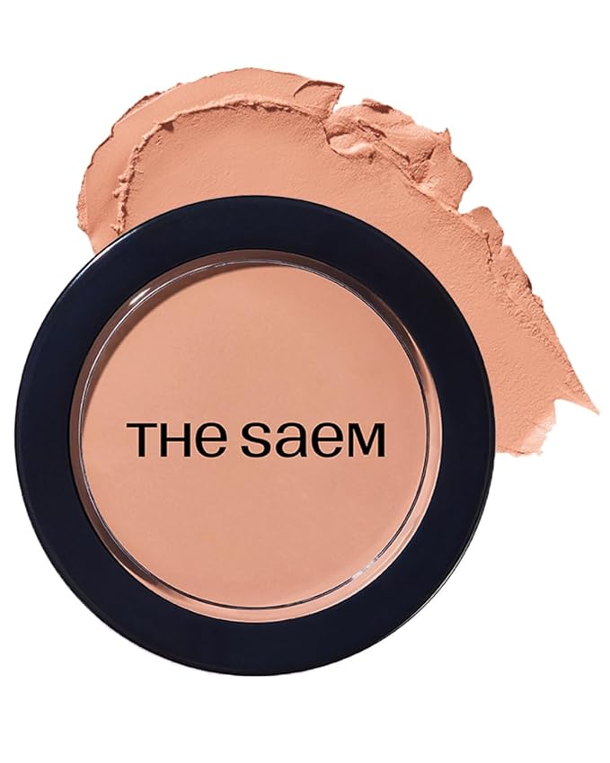 THESAEM Cover Perfection Pot Concealer #Peach Beige - High Adherence & Coverage Balm, Conceals Dark Circles, Corrects Dark Under Tones, Matte Finish Sebum Control for Oily and Combination Skin