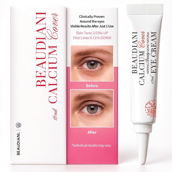 BEAUDIANI Korean Glow Eye Cream 15ml - Dark Circle & Wrinkle Cover