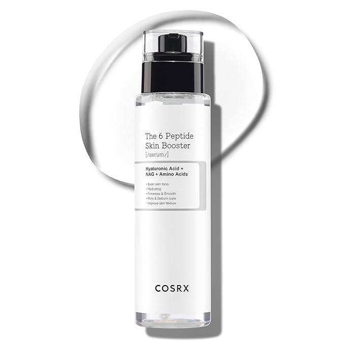 COSRX 6X Peptide Collagen Booster Toner Serum with Copper Peptides, Niacinamide & Hyaluronic Acid Skin Renewal Boosting Facial Essence for All Skin Types, Korean Skin Care, 150mL/5.07 Fl.Oz