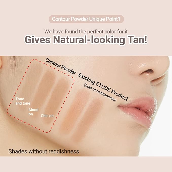 ETUDE Contour Powder - Creator | Bronzer And Contour Palette To Effortlessly Define The Face Like A Selfie | Smooth, Velety Texture | Natural Look, brown, Korean Makeup, Kbeauty, Perfect for Gift