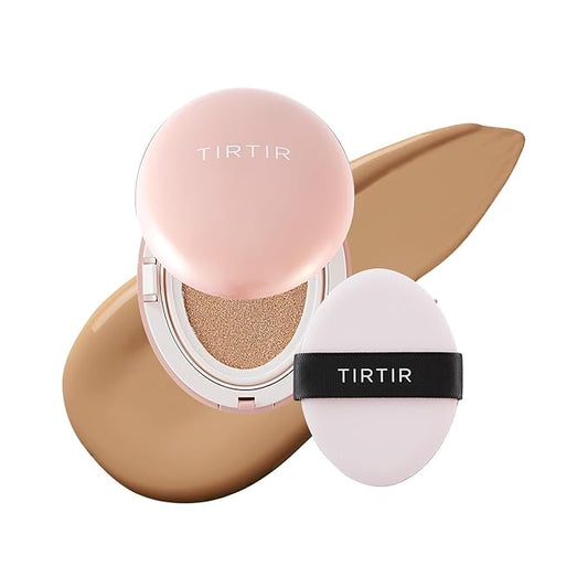 [*Mini Size*] TIRTIR All Cover Pink Cushion | Korean Cushion Foundation, (#29N Natural Beige, 0.15 Fl Oz)