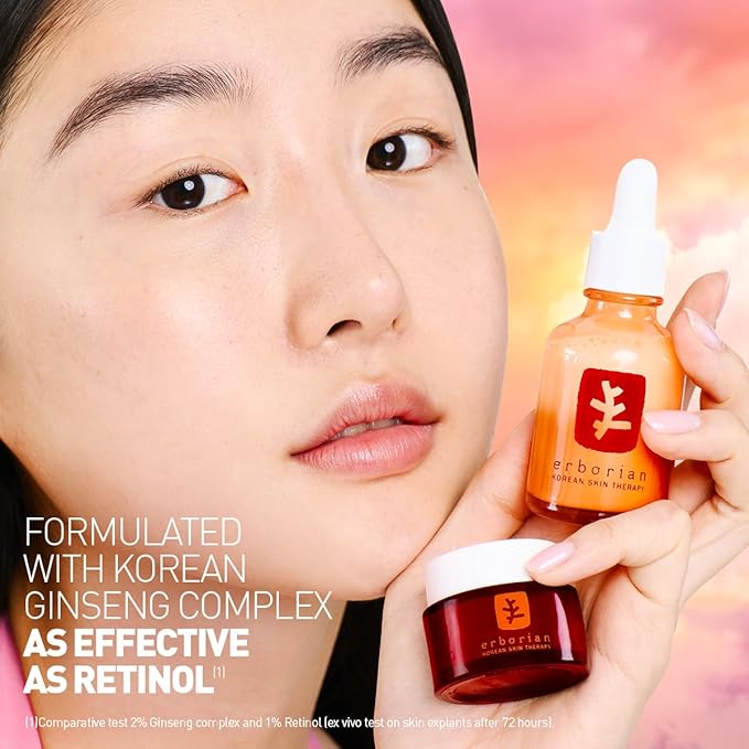 Erborian Skin Therapy Eye Cream, Multi-Perfecting Anti-Aging, Illuminates, De-Puffs, Firms, Hydrates With Caffiene, Lightweight, Korean Skincare, 15mL