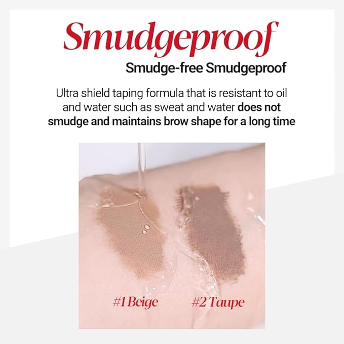 Espoir The Brow Color Fixing Cara #4 Fake Bleach 0.1 fl oz | Easy Fixing without Clumping with Skinny Brush | Long Lasting Smudgeproof Eyebrow Mascara | Soft Mood Coloring Tinted Gel | Korean Makeup