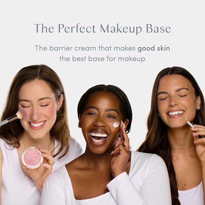 Ravie Beauty Signature Skin Dream Barrier Cream Hydrating Face Moisturizer with Peptides, Ceramides & Niacinamide, Fast-Absorbing, Sensitive-Skin Friendly, Primer-Ready Finish 1.7 fl oz