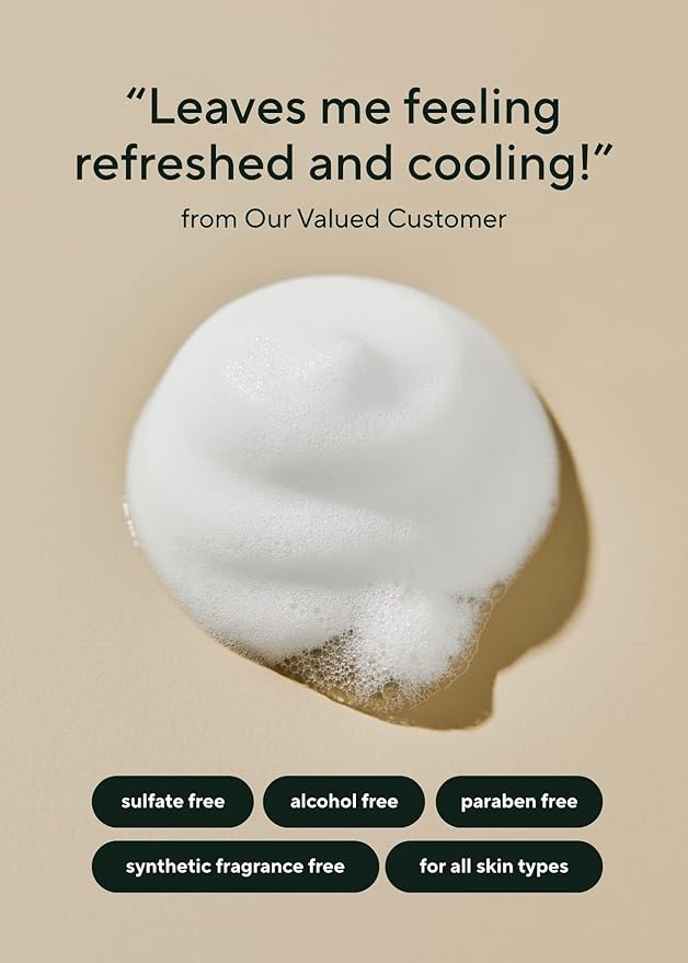 AROMATICA Pure & Soft Feminine Wash Chamomile & Tea Tree (Soft Foam Type) 5.7 fl. oz / 170 ml - Gentle and Soothing Intimate Herbal Feminine Wash - pH-Balanced, Calming, Vegan, Cruelty Free