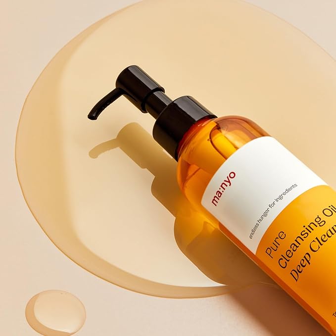 ma:nyo Pure Cleansing Oil Korean Facial Cleanser, Blackhead Melting, Daily Makeup Removal with Argan Oil, Korean Skin care 6.76 fl oz (200ml)