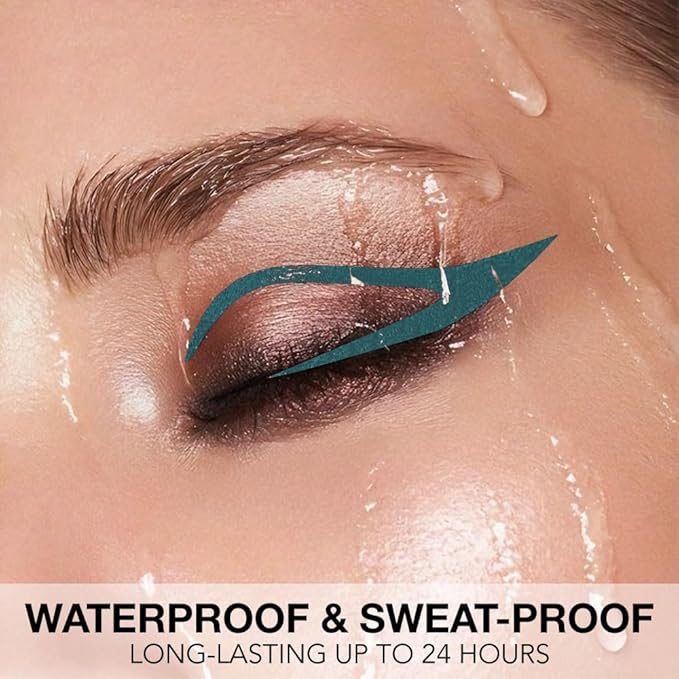 Forest Green Matte Gel Eyeliner Pencil, Multi-Use Waterline Eyeliner with Sharpener, Sharpenable Eye Liner Waterproof Smudge Proof, High Pigmented Eye Makeup Liners, Vegan & Cruelty-Free 05