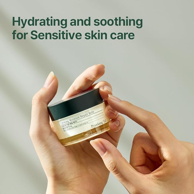 Pyunkang Yul PKY Calming Moisture Repair Balm Instantly Calms Sensitive Skin, Face Moisturizer with Deep and Rich Nourishment, Vegan, Korean Skincare (1.01 Fl.Oz, 30ml)