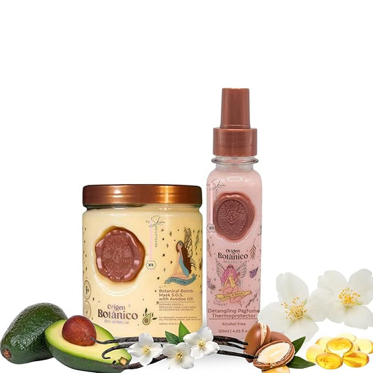 Aftercare for Ritual Botánico Keratina Orgánica | Treatment to Straighten, Repair and Relax Hair | All Natural, Organic & Vegan Ingredients | Product of Colombia | 2 Piece Kit