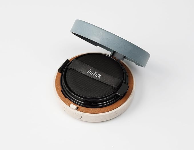 hallex Moisture Glow Fit Cushion (0.49oz) – Korean Cushion Foundation for Dewy, Radiant Skin | Lightweight, Long-Lasting Coverage