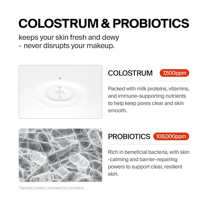 24/7 Colostrum Ampoule Mist - Glass skin with Long Hydration, Poreless Smooth Skin, Before & After Makeup, Hyaluronic Acid and Vitamin, For All Skin types, 1.85 fl oz