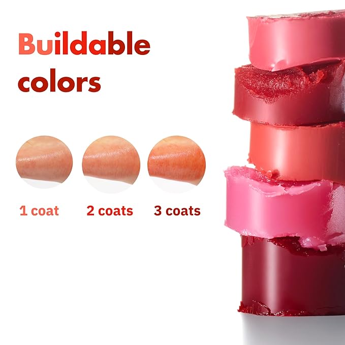 ISOI Bulgarian Rose Lip Treatment Balm (Sunset Orange), Tinted Balm for Dry Lips, Korean Skincare (0.18 oz, 5g)