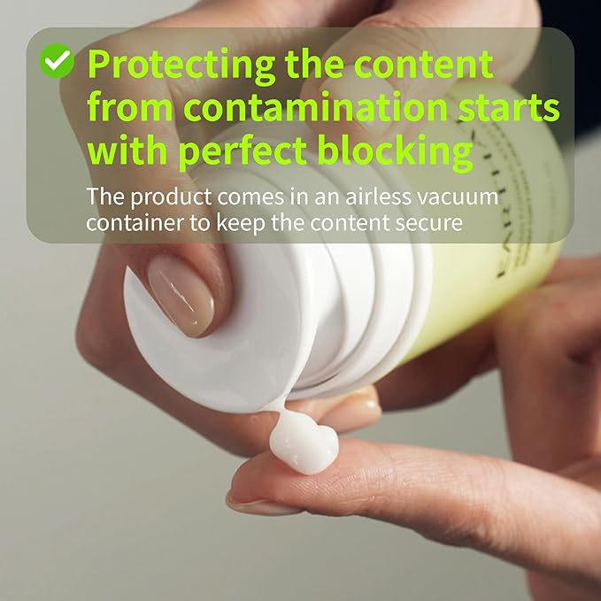 Panthenol Cream – Korean Skincare for Glass Skin with Airless Pump, 1.69oz | Hydrating Face Moisturizer with Centella Asiatica and Hyaluronic Acid | Soothing Barrier Repair Cream