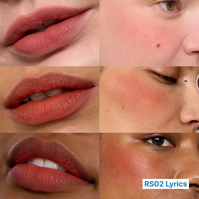 fwee Blurry Pudding Pot + Keychain SET | Airbrushed Blush & Lip, Buildable Pigment, Long-lasting, Lightweight, Easy to Blend, Natural Soft Matte Finish Makeup – Lyrics (Rose Brown) | 0.17 oz