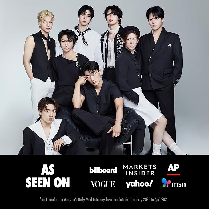 BRMUD Relief Mud Mask | Cardi B Mud Mask - Body Mud Hydrating & Moisturizing Deep Pore Cleanser Face & Body Mask w/ 91.8% Nature-Derived Ingredients - K Beauty Body Mud (3.72 fl oz)